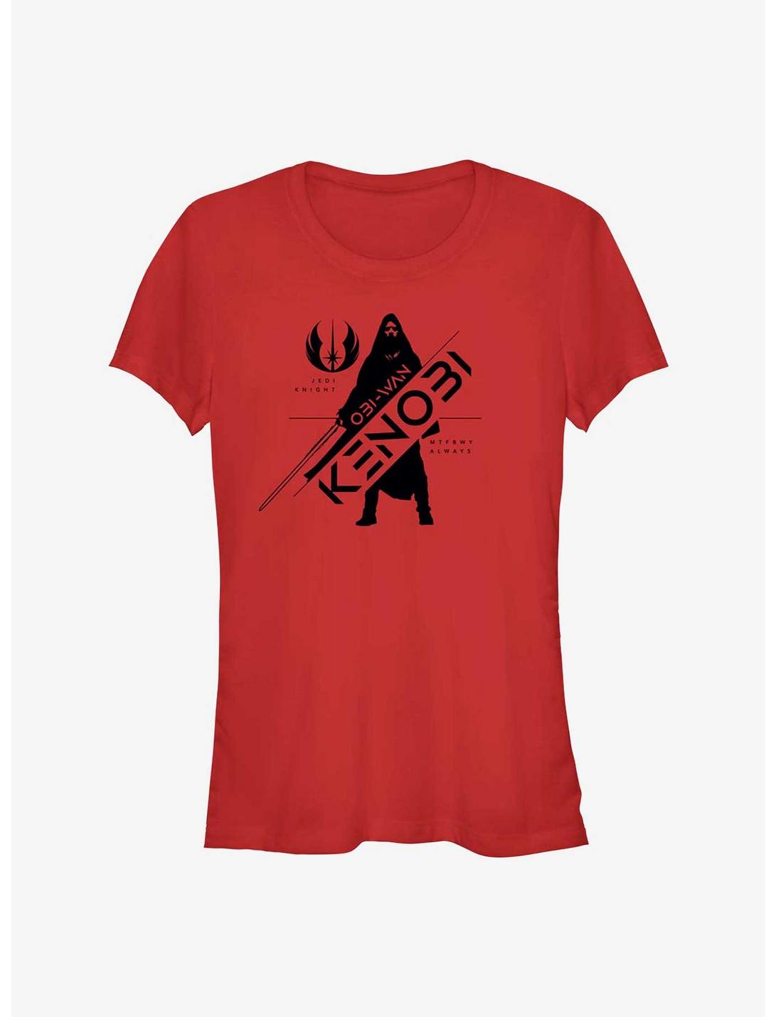 Star Wars Obi-Wan Kenobi Obi-Wan Silhouette Girls T-Shirt
