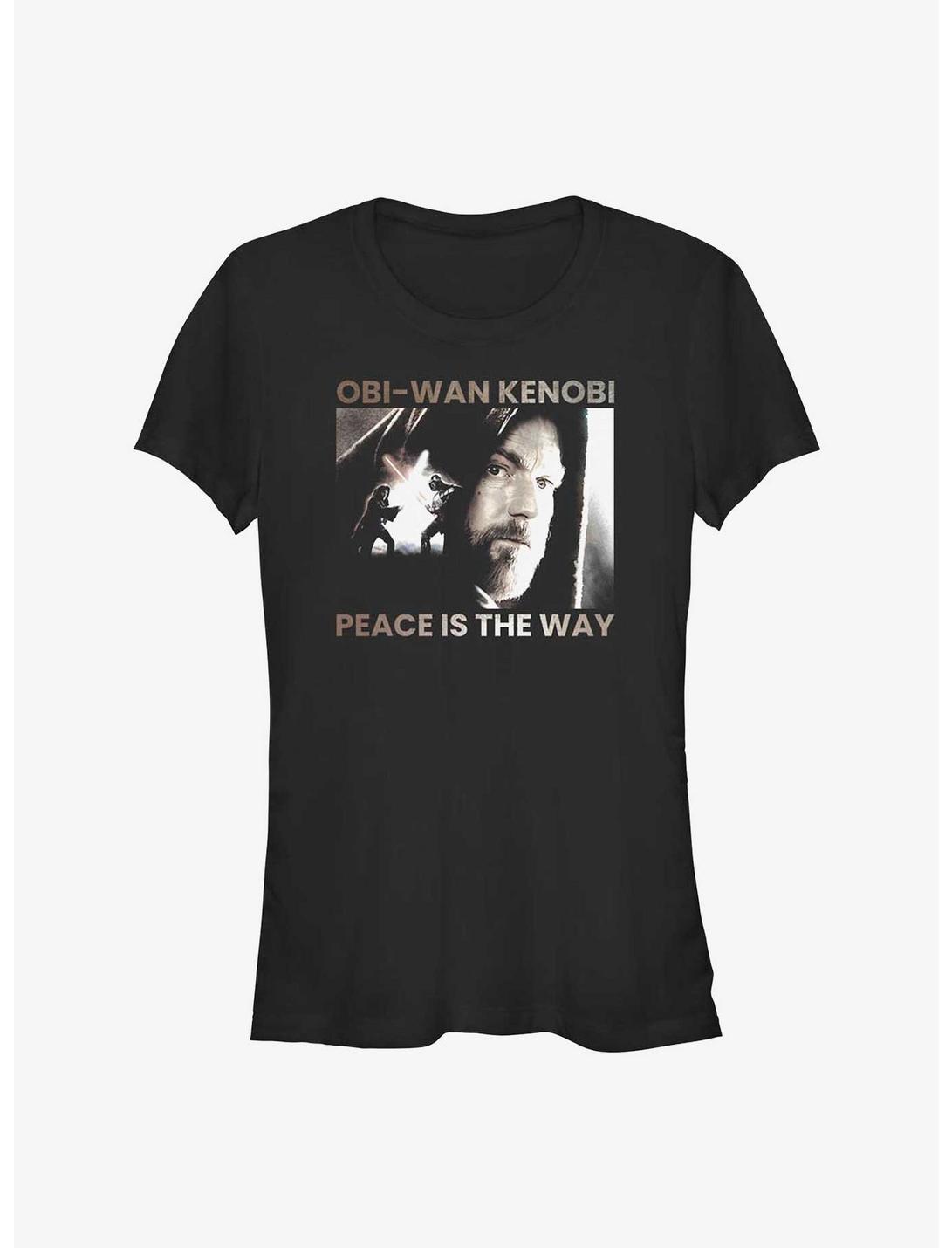 Star Wars Obi-Wan Kenobi Peace Is The Way Girls T-Shirt