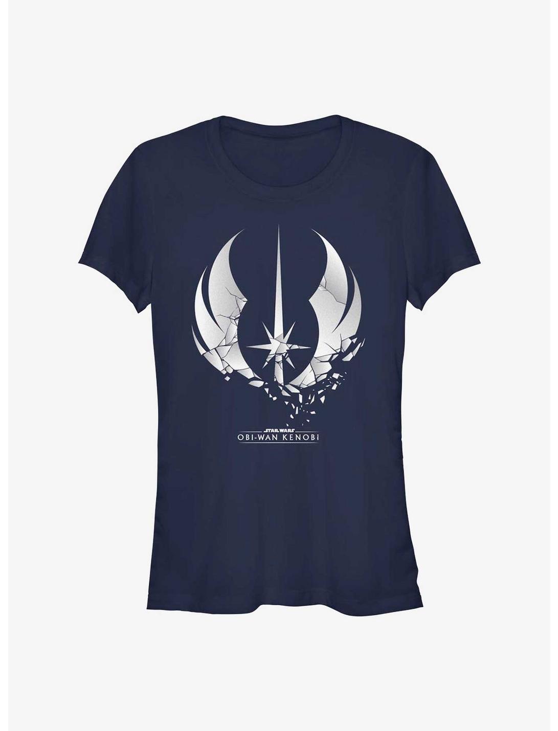 T-Shirt Fille Star Wars Obi-Wan Kenobi Logo Jedi Brisés
