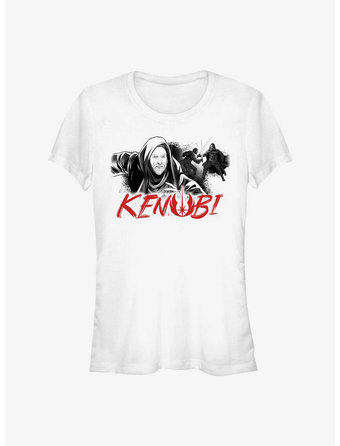 Star Wars Obi-Wan Kenobi Spray Paint Girls T-Shirt
