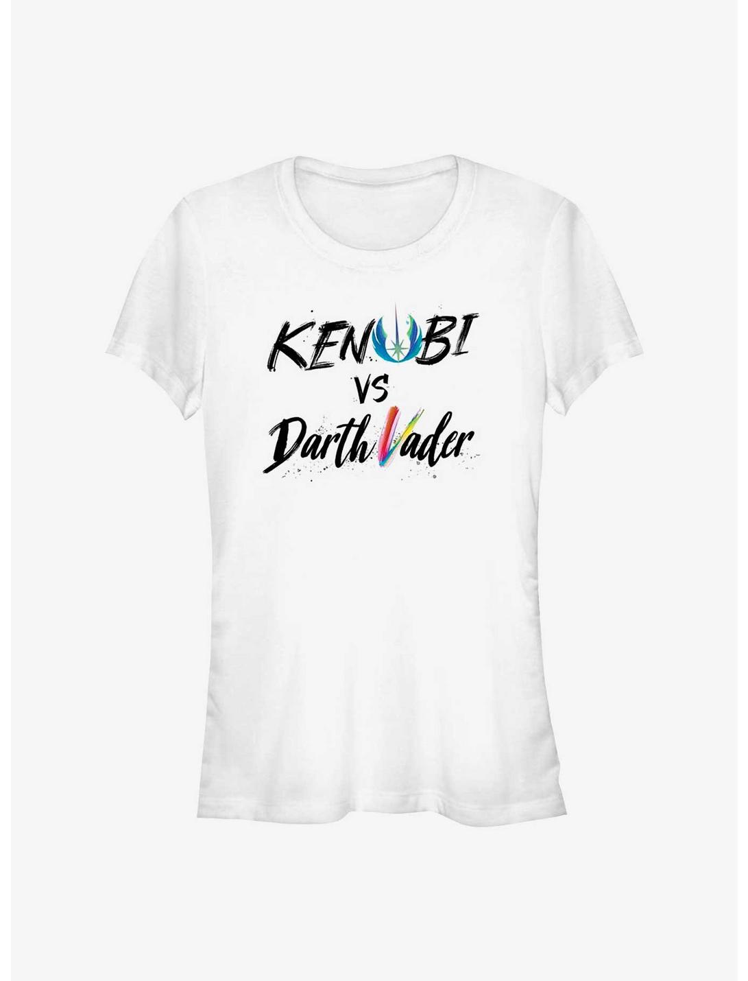 Star Wars Obi-Wan Kenobi Vader Kenobi Lettering Girls T-Shirt