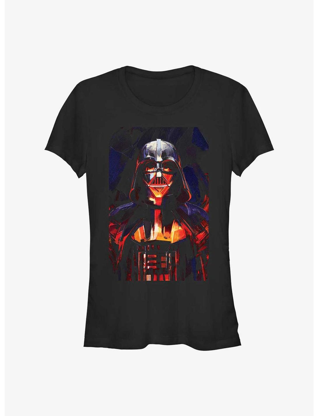 T-shirt Fille Star Wars Obi-Wan Kenobi Dark Vador Peinture