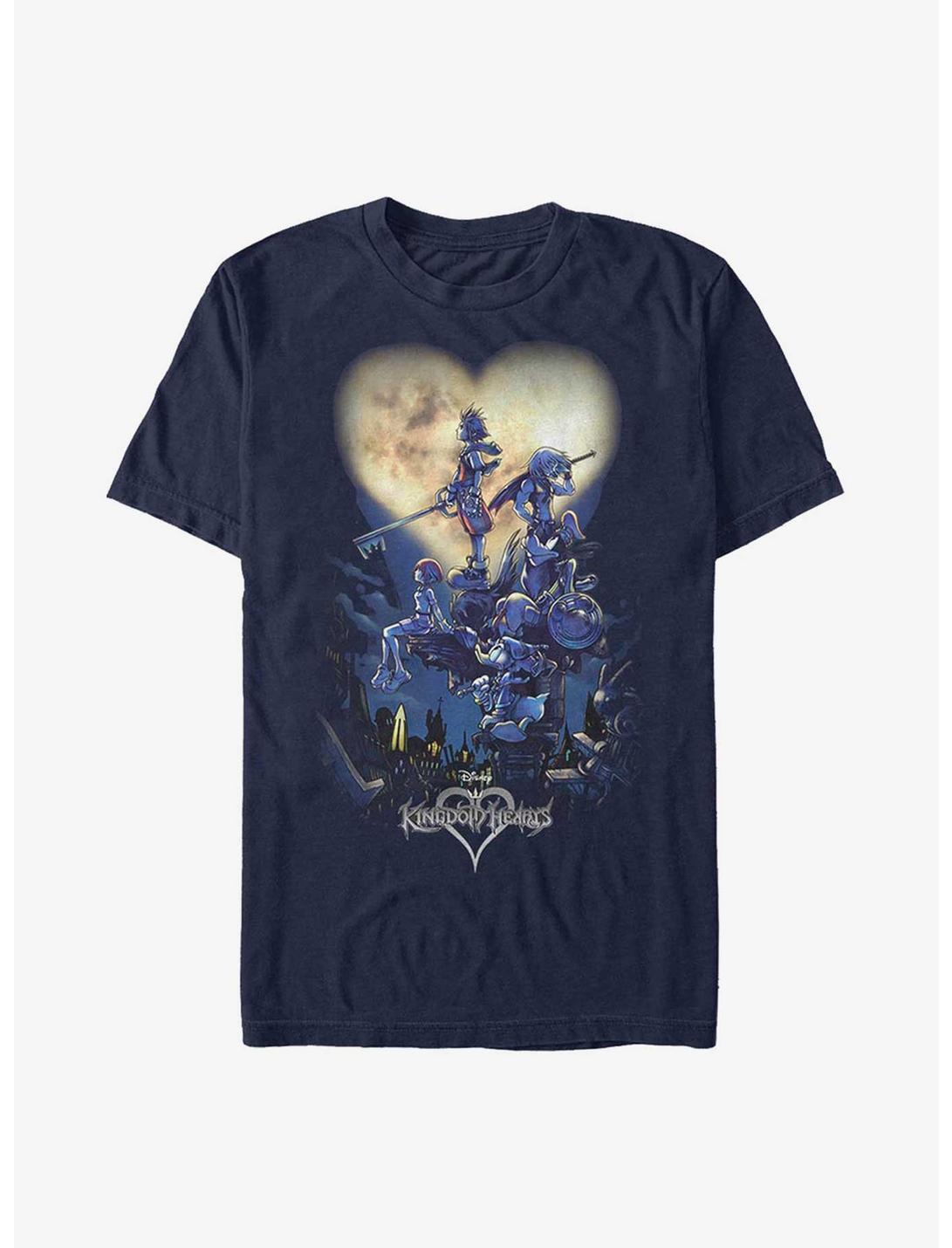 Disney Kingdom Hearts In The Night Heavyweight T-Shirt