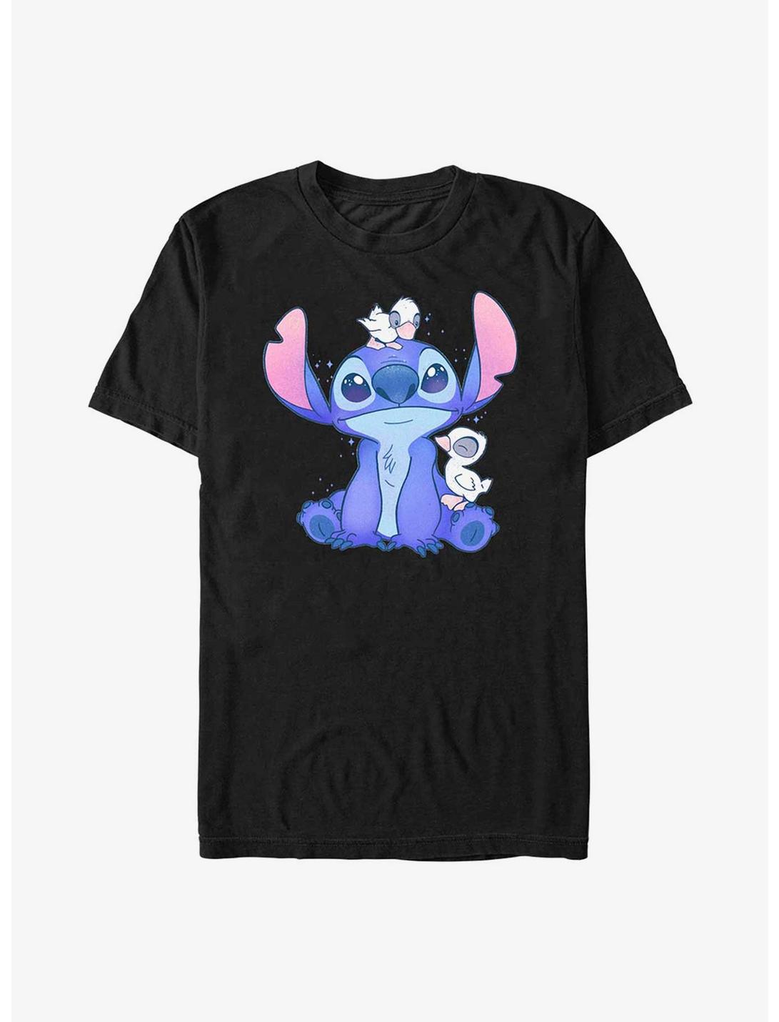 T-shirt Disney Lilo & Stitch motifs mignons canards