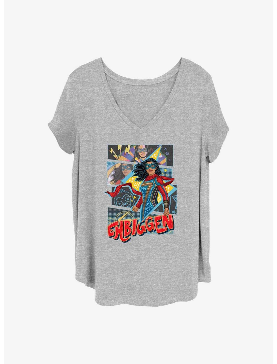 Marvel Ms. Marvel Embiggen Girls Plus T-Shirt
