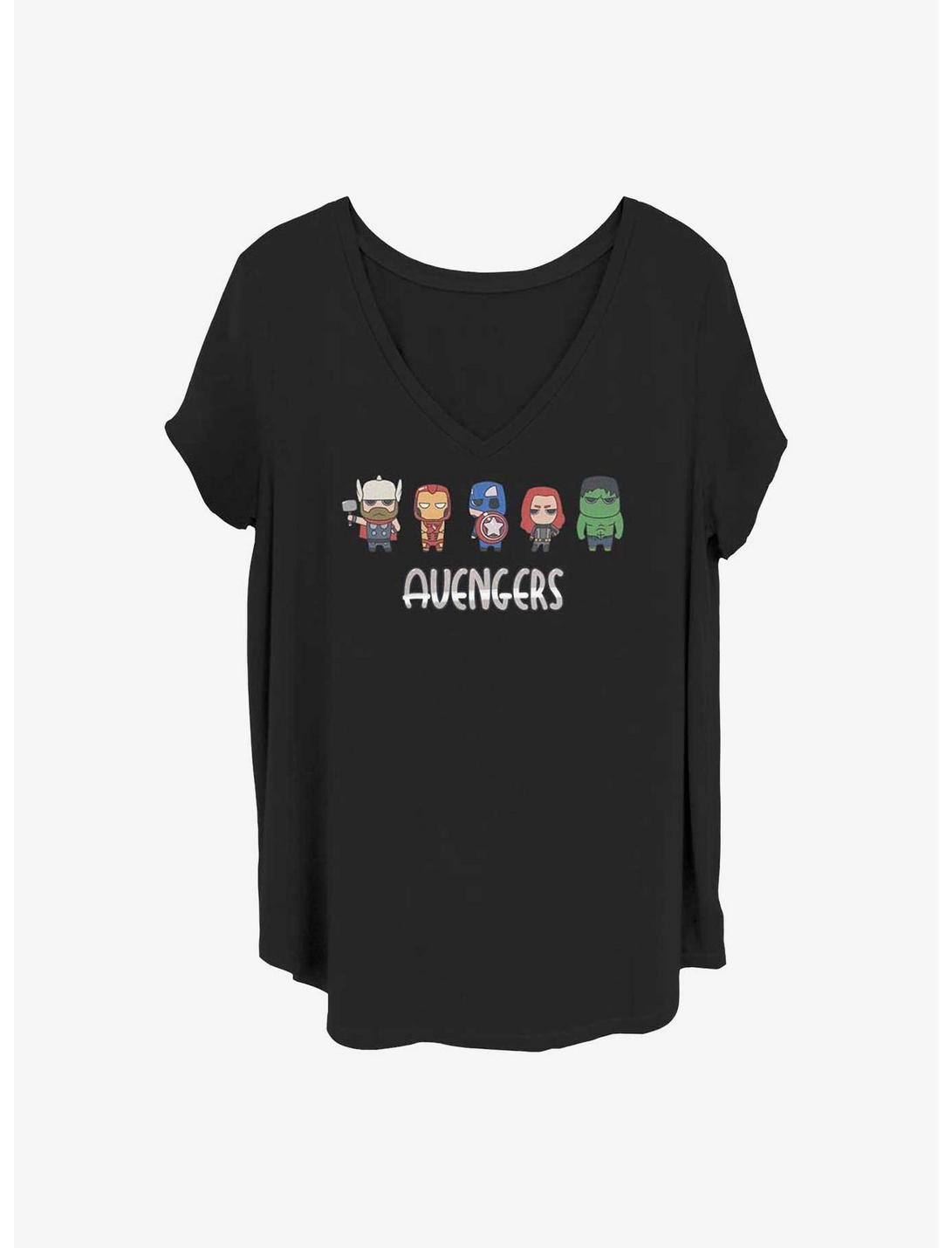 Marvel The Avengers Doodle Avengers Girls T-Shirt Plus Size