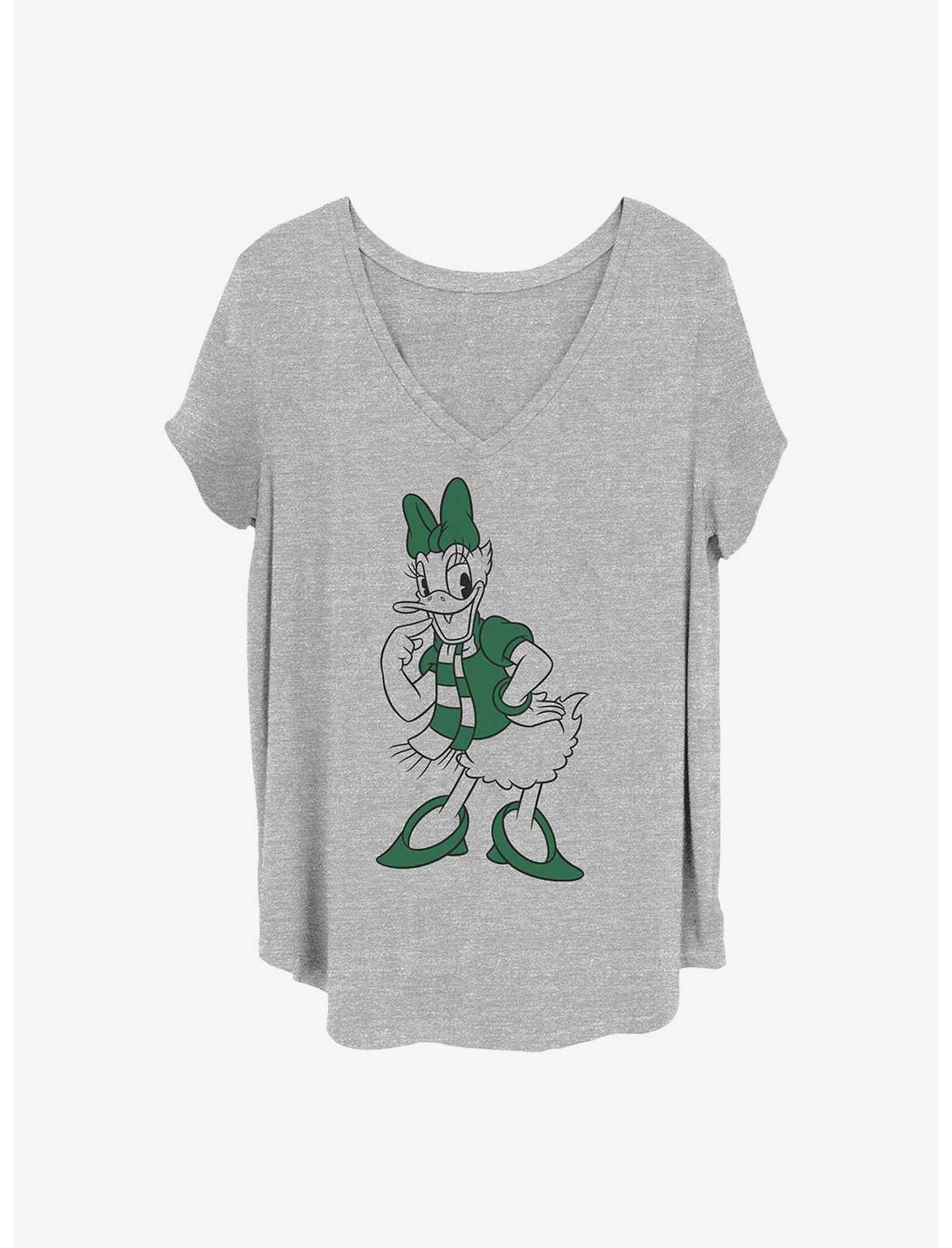 T-shirt Disney vert pin avec marguerites pour filles taille plus