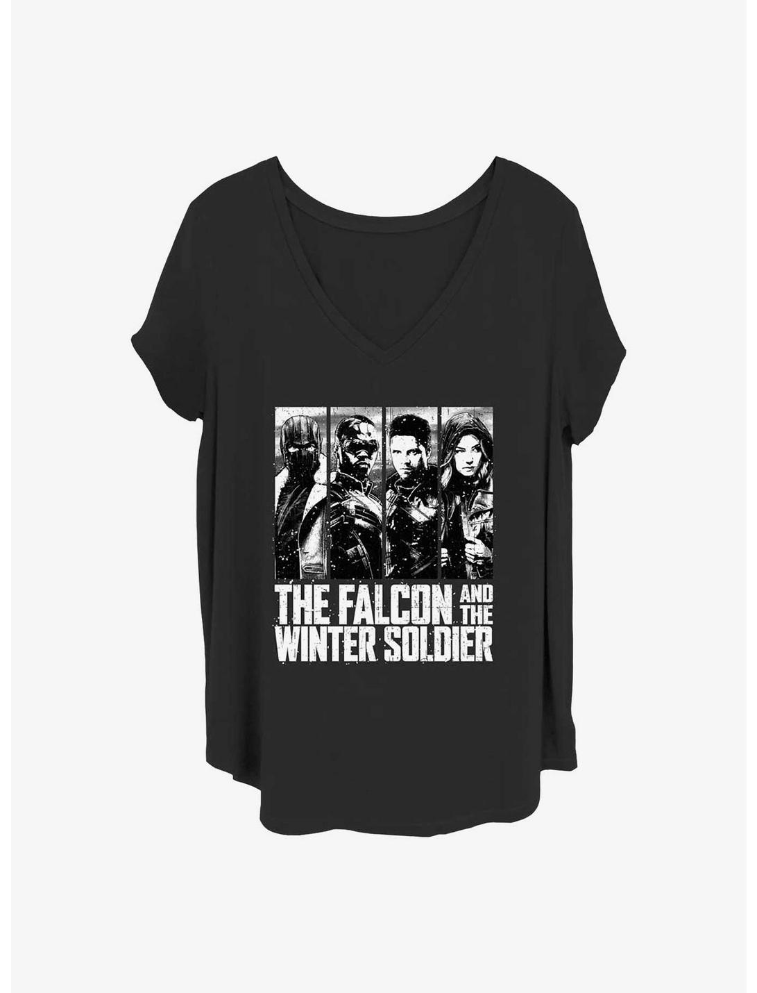Marvel Falcon et le Soldat de l'Hiver T-shirt Fille Blanc Grandes Tailles
