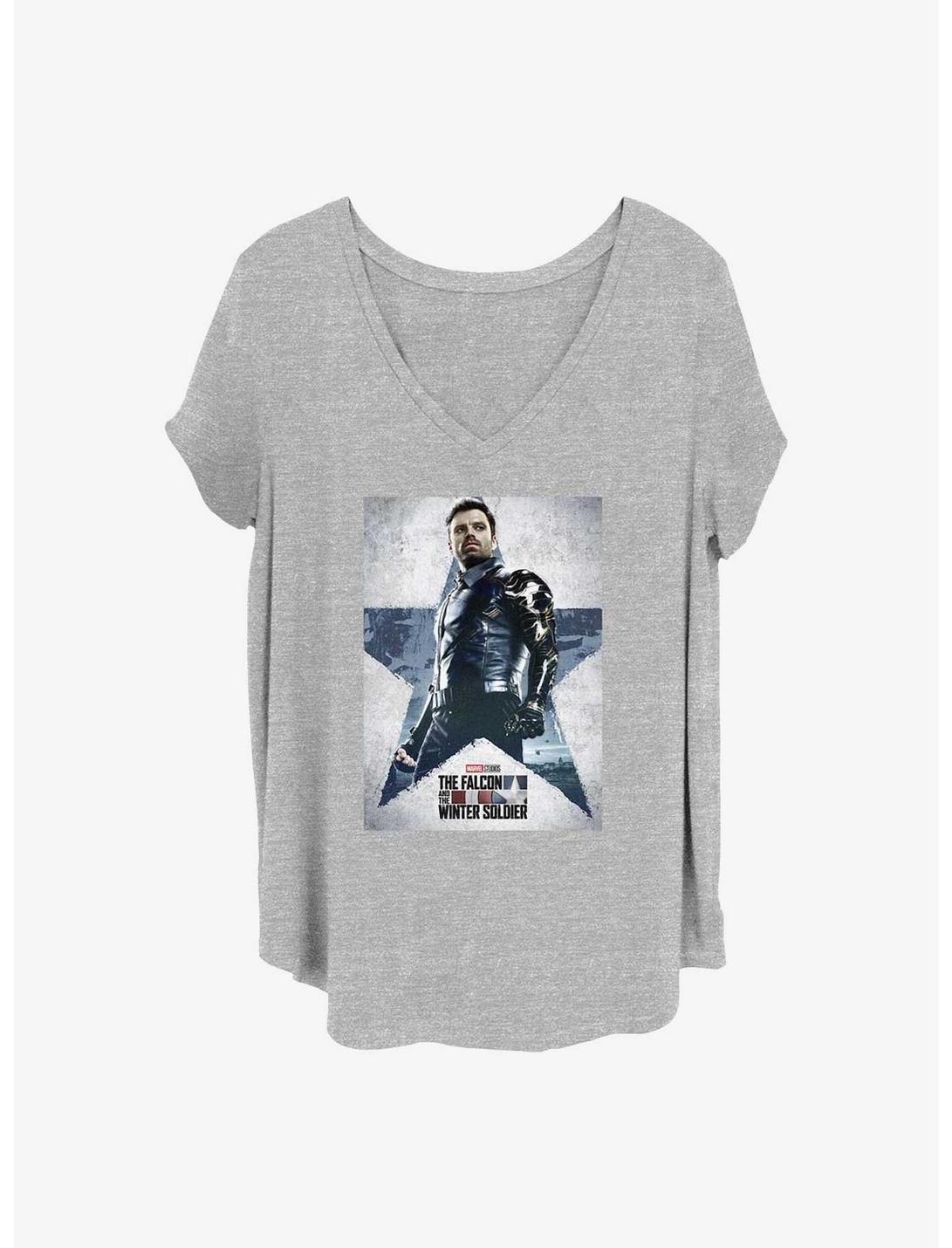Marvel The Falcon and the Winter Soldier WS Poster Girls T-Shirt Plus Size