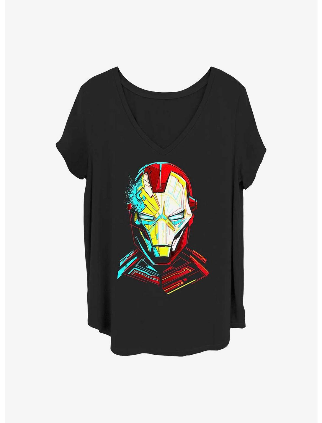 Marvel Iron Man Pieced Girls T-Shirt Plus Size