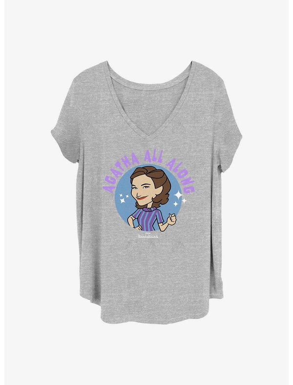 Marvel WandaVision It Was Agatha Girls T-Shirt Plus Size