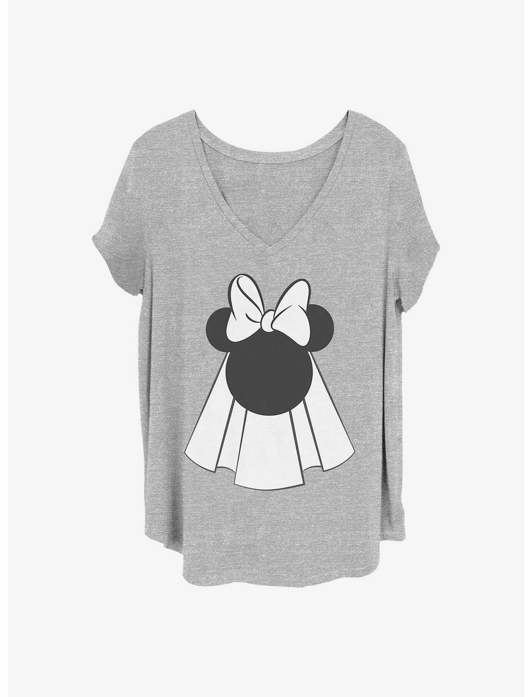 Disney Minnie Mouse Bride Veil Girls T-Shirt Plus Size