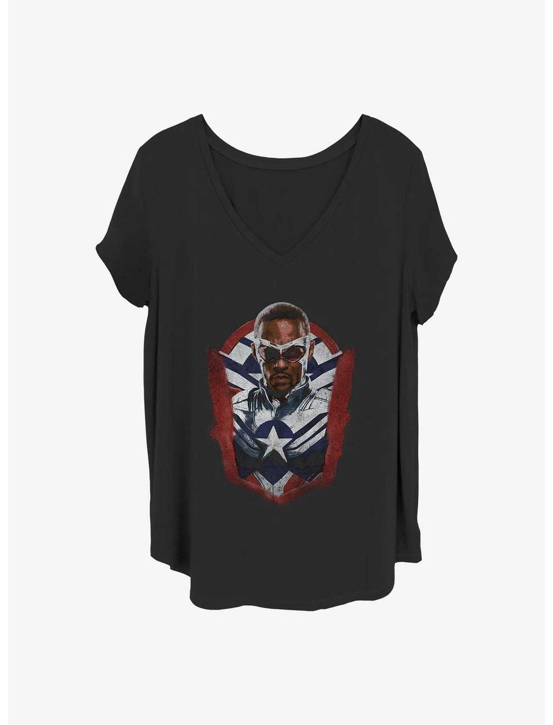 Marvel The Falcon and the Winter Soldier Captain Sam Girls T-Shirt Plus Size