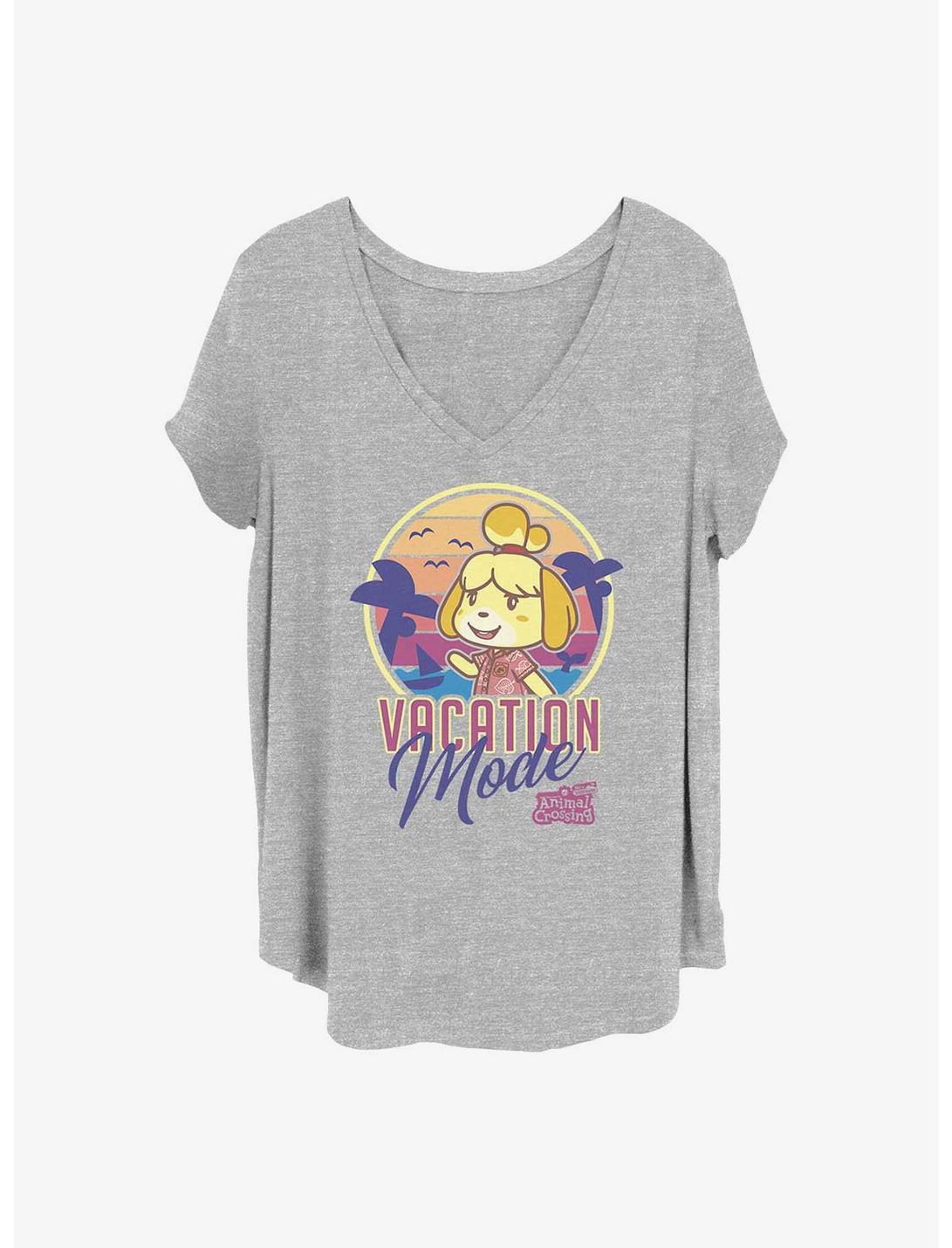 Animal Crossing Vacation Mode Girls T-Shirt Plus Size