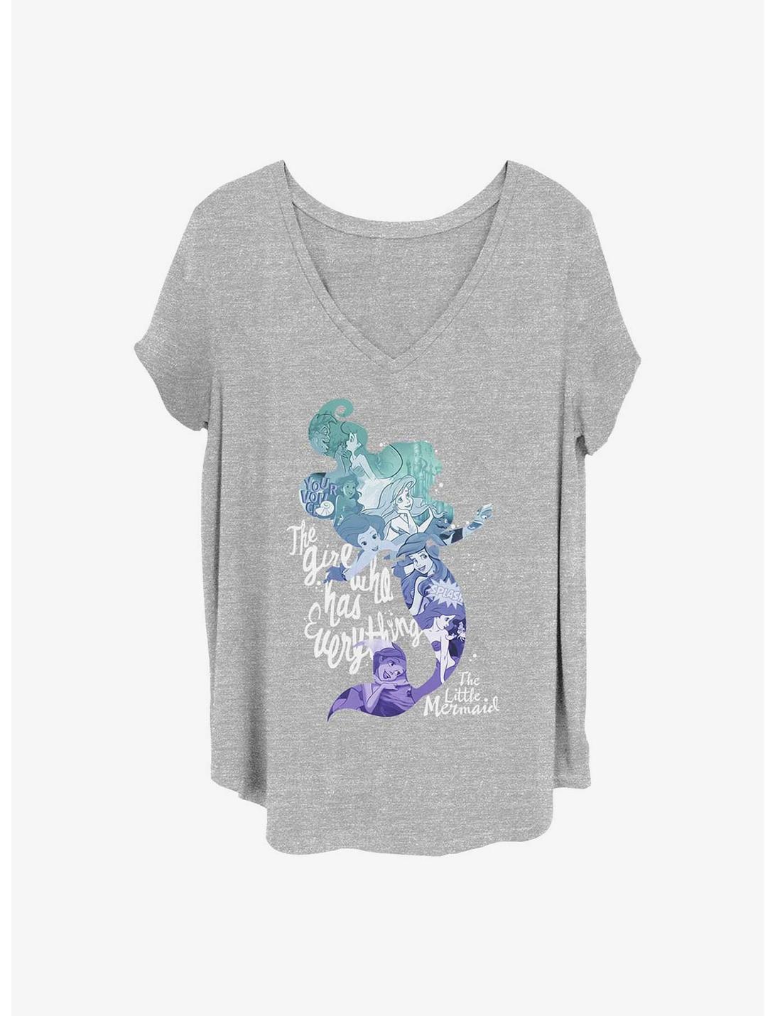 Disney The Little Mermaid Everything Girl Girls T-Shirt Plus Size