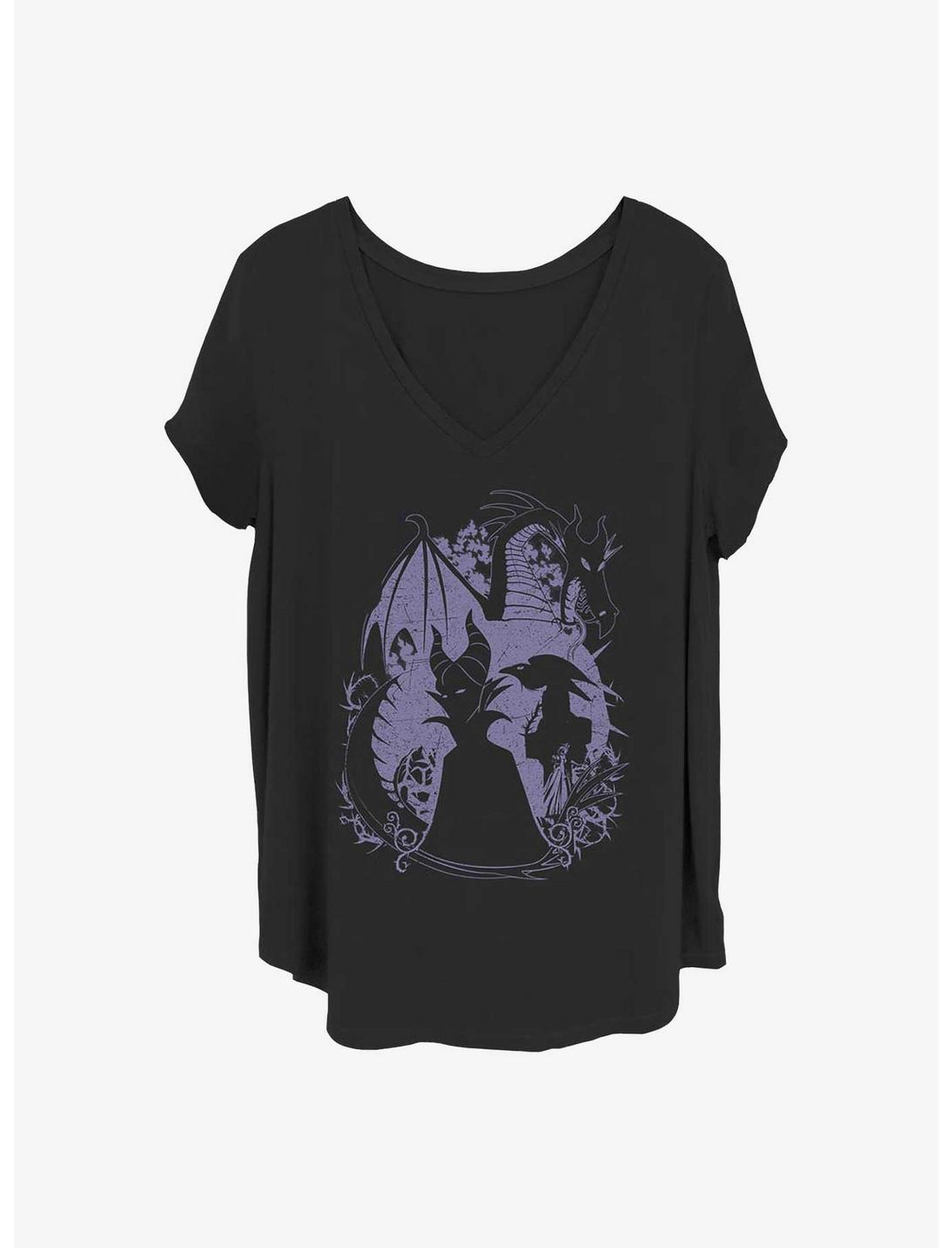 Disney Maleficent Bone Heart Girls T-Shirt Plus Size