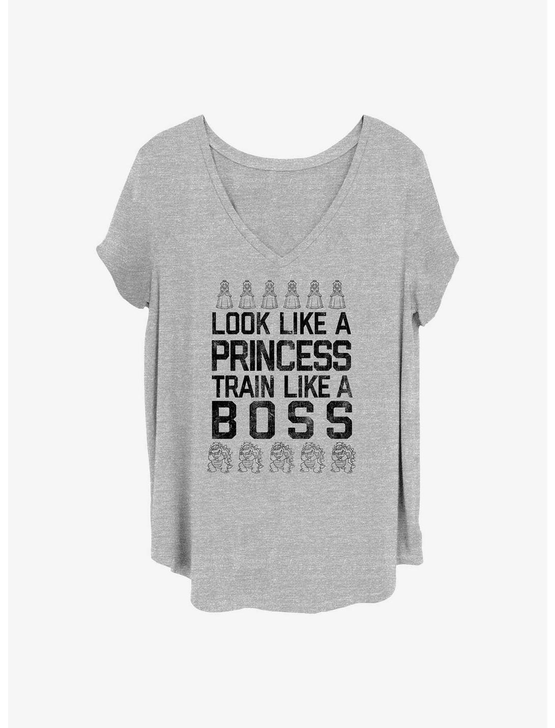 Nintendo Boss Princess Girls T-Shirt Plus Size