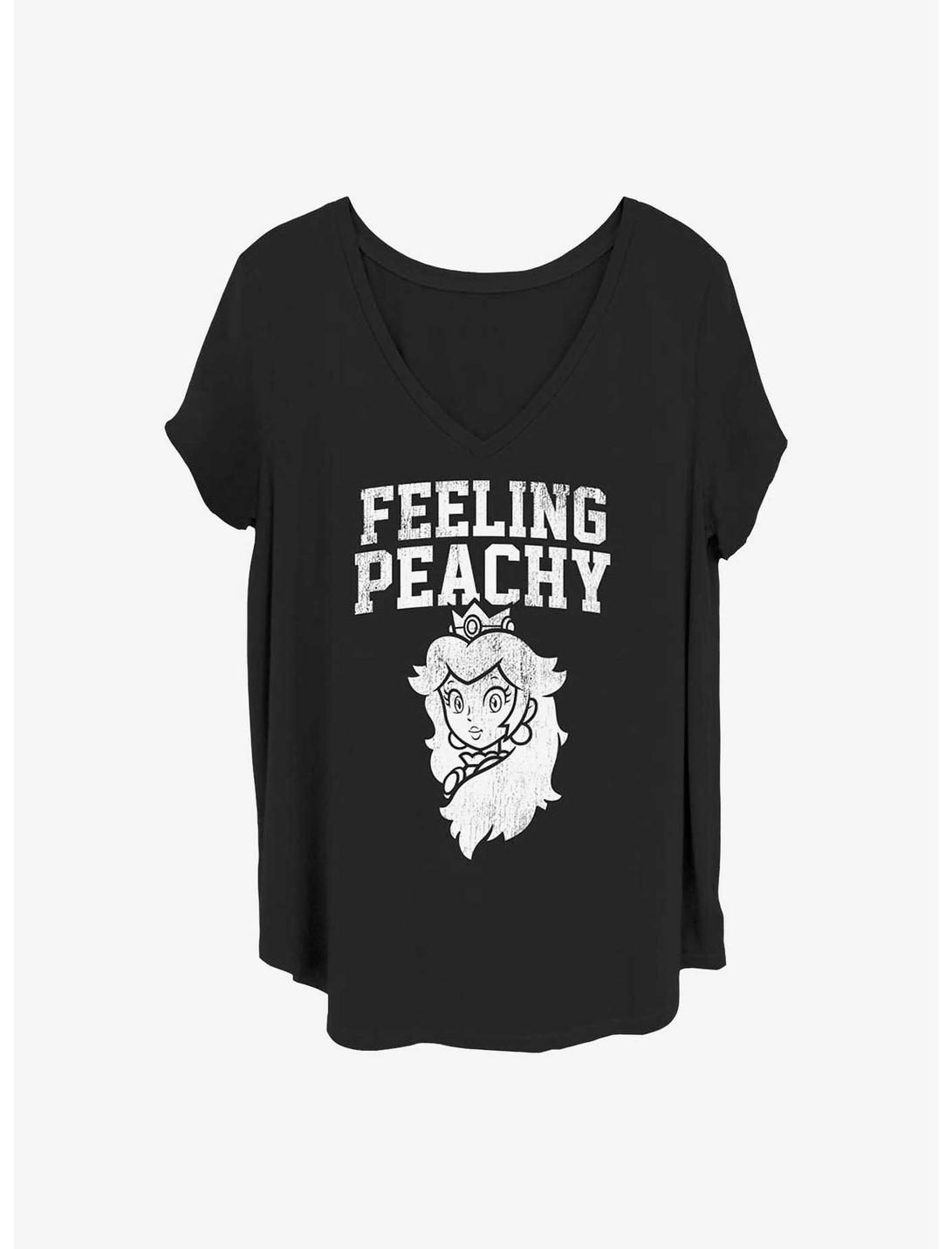Nintendo Feeling Peachy Girls T-Shirt Plus Size