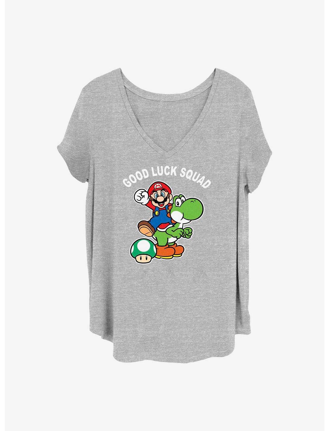 Nintendo Good Luck Squad Girls T-Shirt Plus Size