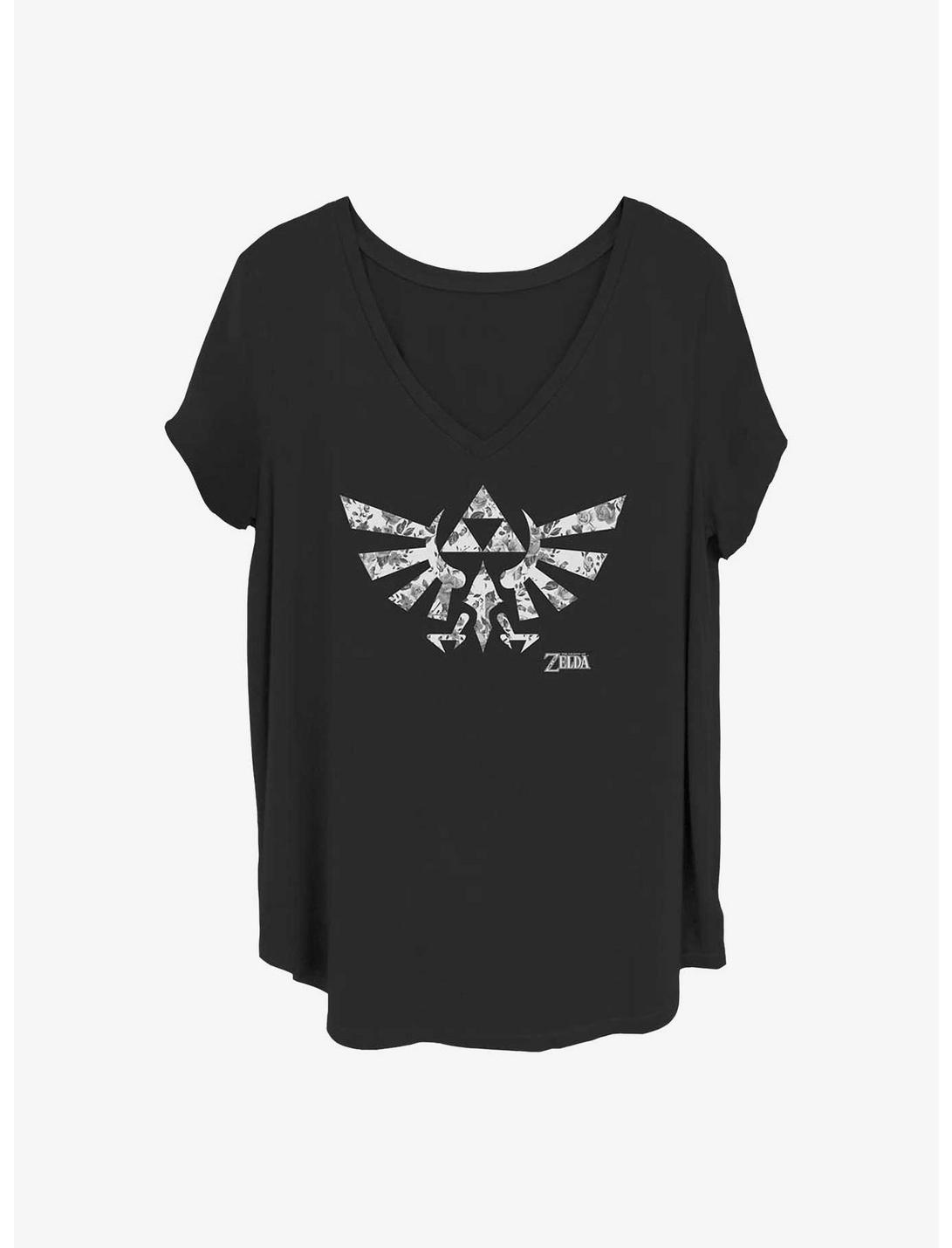 T-shirt grande taille pour filles à motif Nintendo