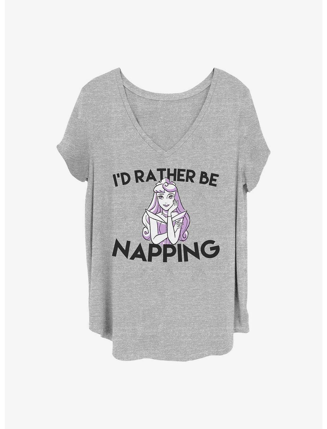 Disney Sleeping Beauty I'd Rather Be Napping Girls T-Shirt Plus Size