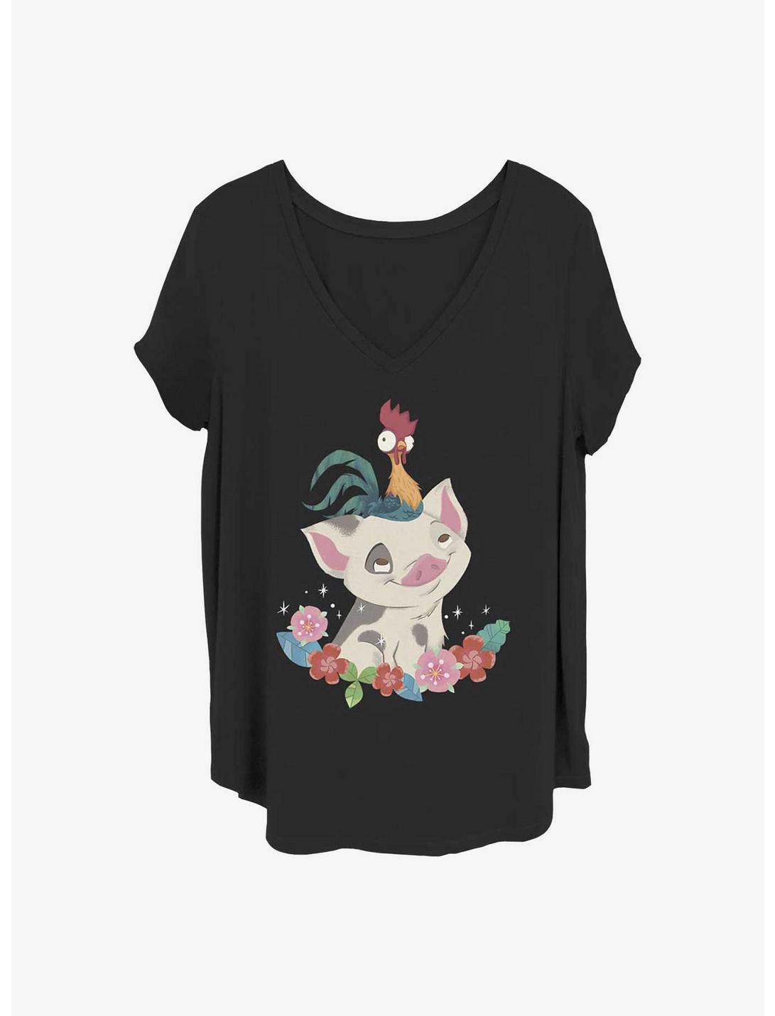 Disney Moana Tropical Buddies Girls T-Shirt Plus Size