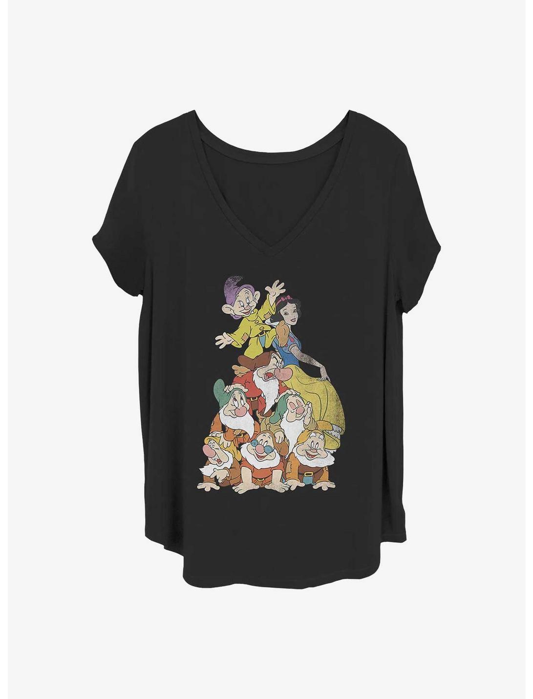 DIsney Snow White and the Seven Dwarfs Squad Girls T-Shirt Plus Size