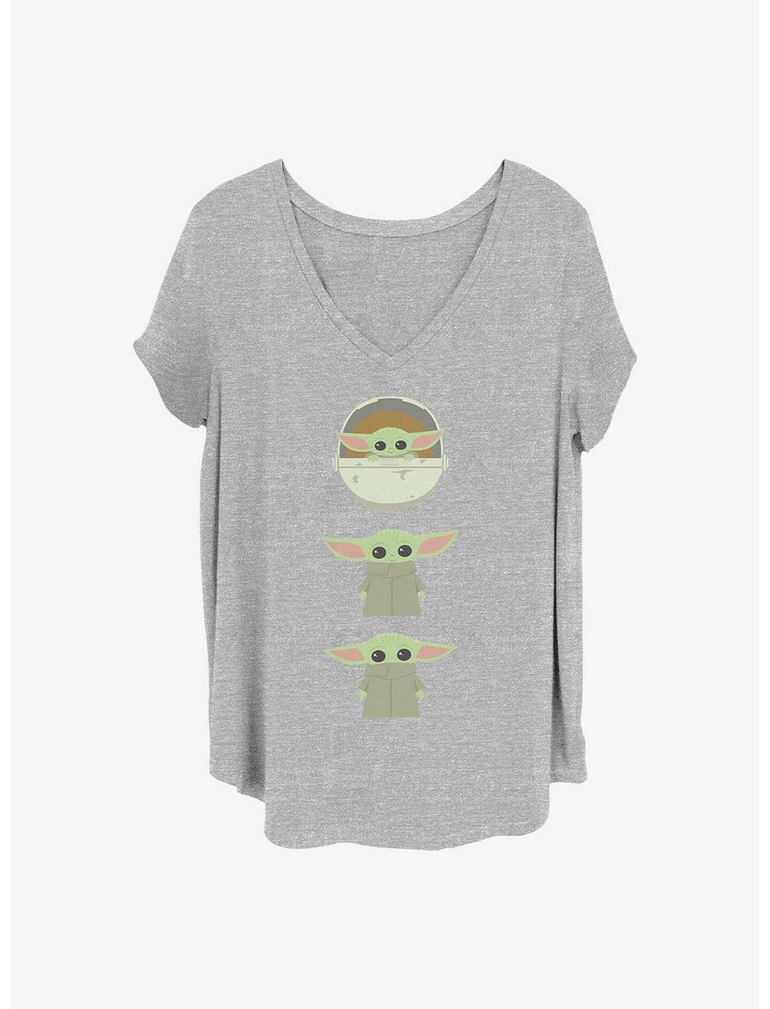 T-shirt fille Star Wars The Mandalorian motif L'Enfant, grande taille
