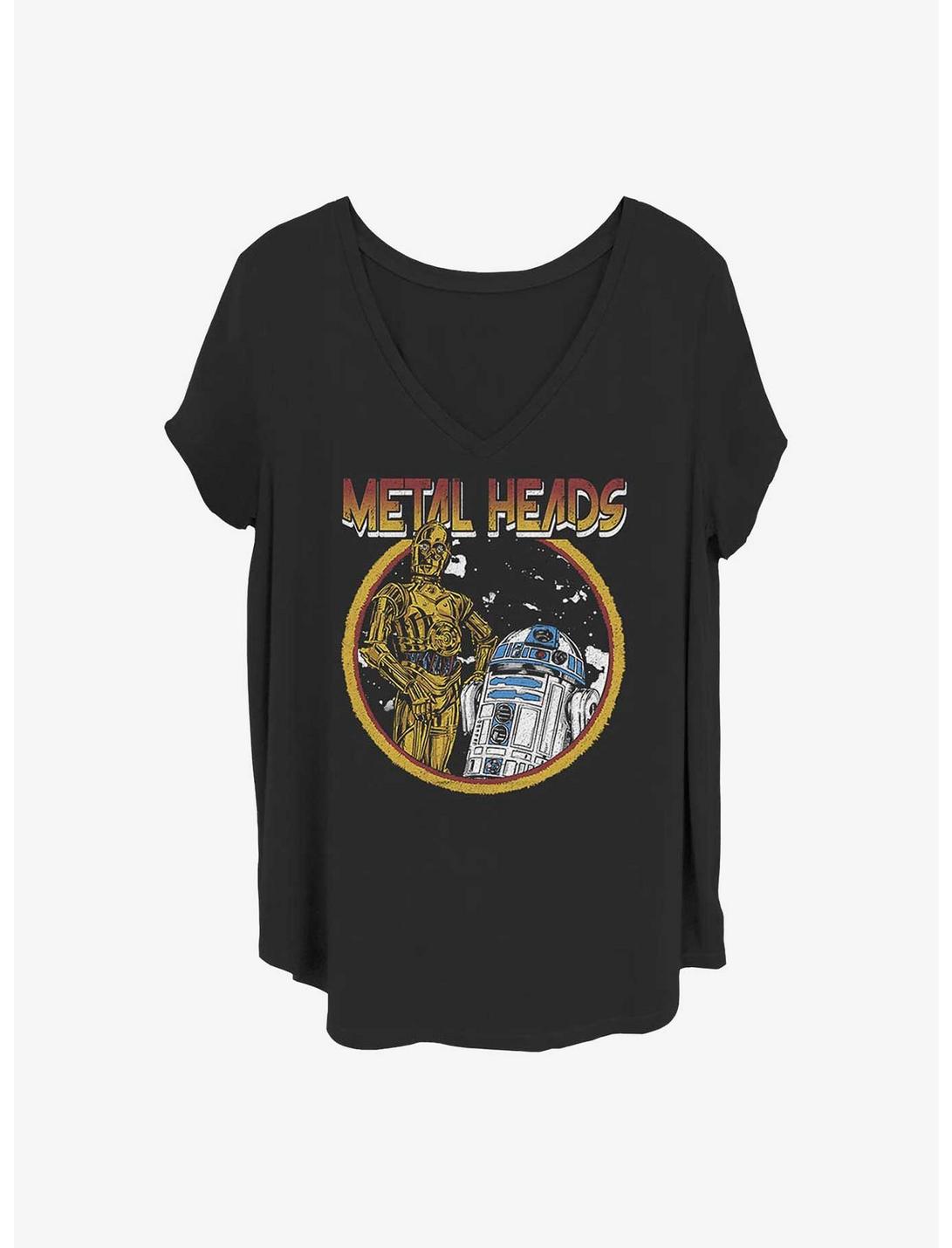 Star Wars Metal Droids Girls T-Shirt Plus Size