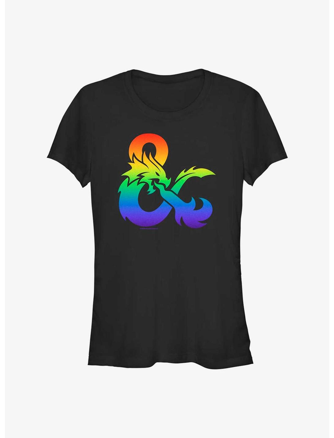 Dungeons & Dragons Pride Gradient Logo Pride T-Shirt