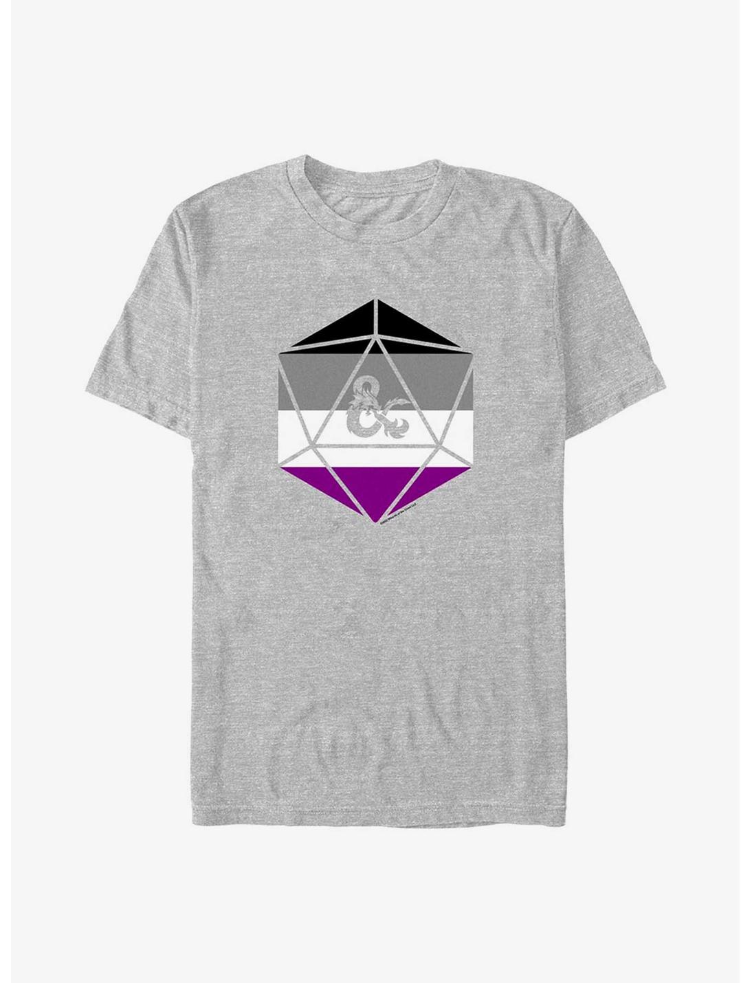 Dungeons & Dragons Asexual Pride Dice Pride T-Shirt