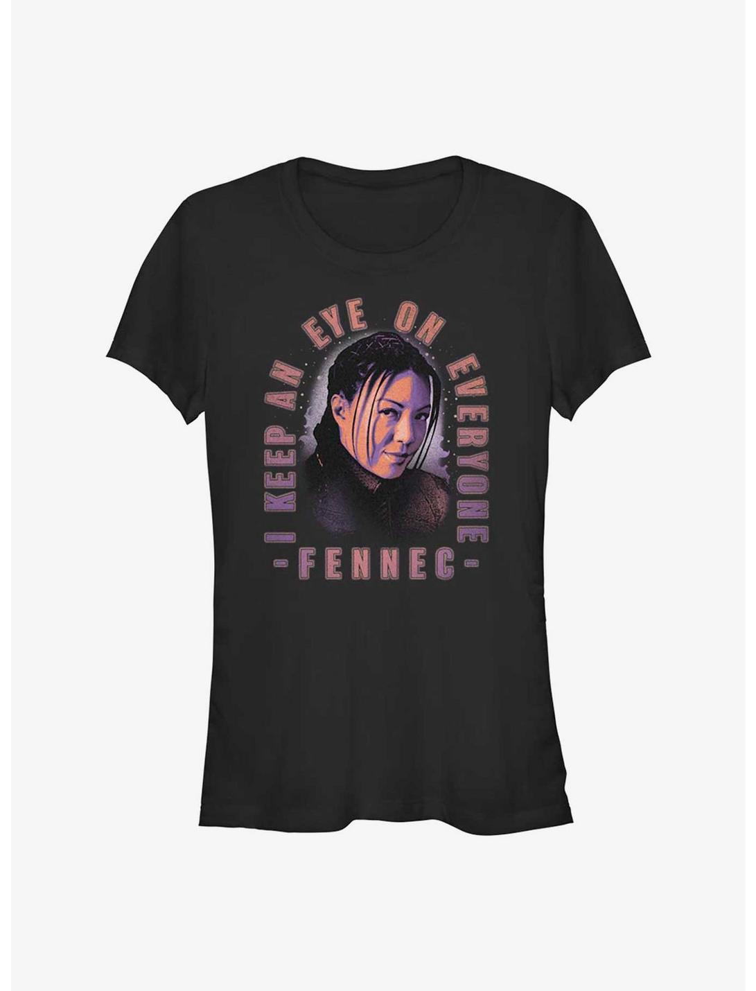 T-shirt Filles Star Wars The Book of Boba Fett Fennec Smirk