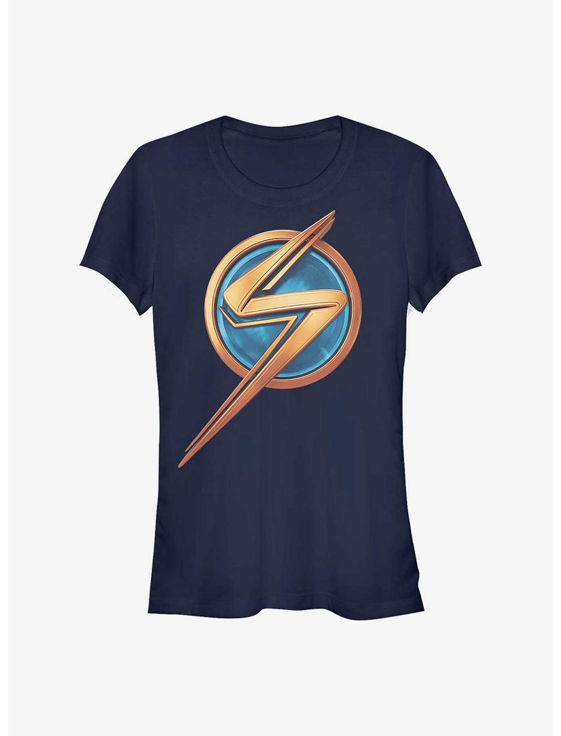 Marvel Ms. Marvel Logo Icon Girls T-Shirt