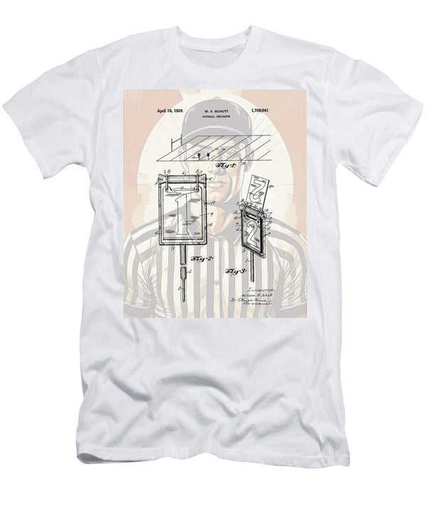 1929 Football Referee Down Marker Patent Dan Sproul T-Shirt