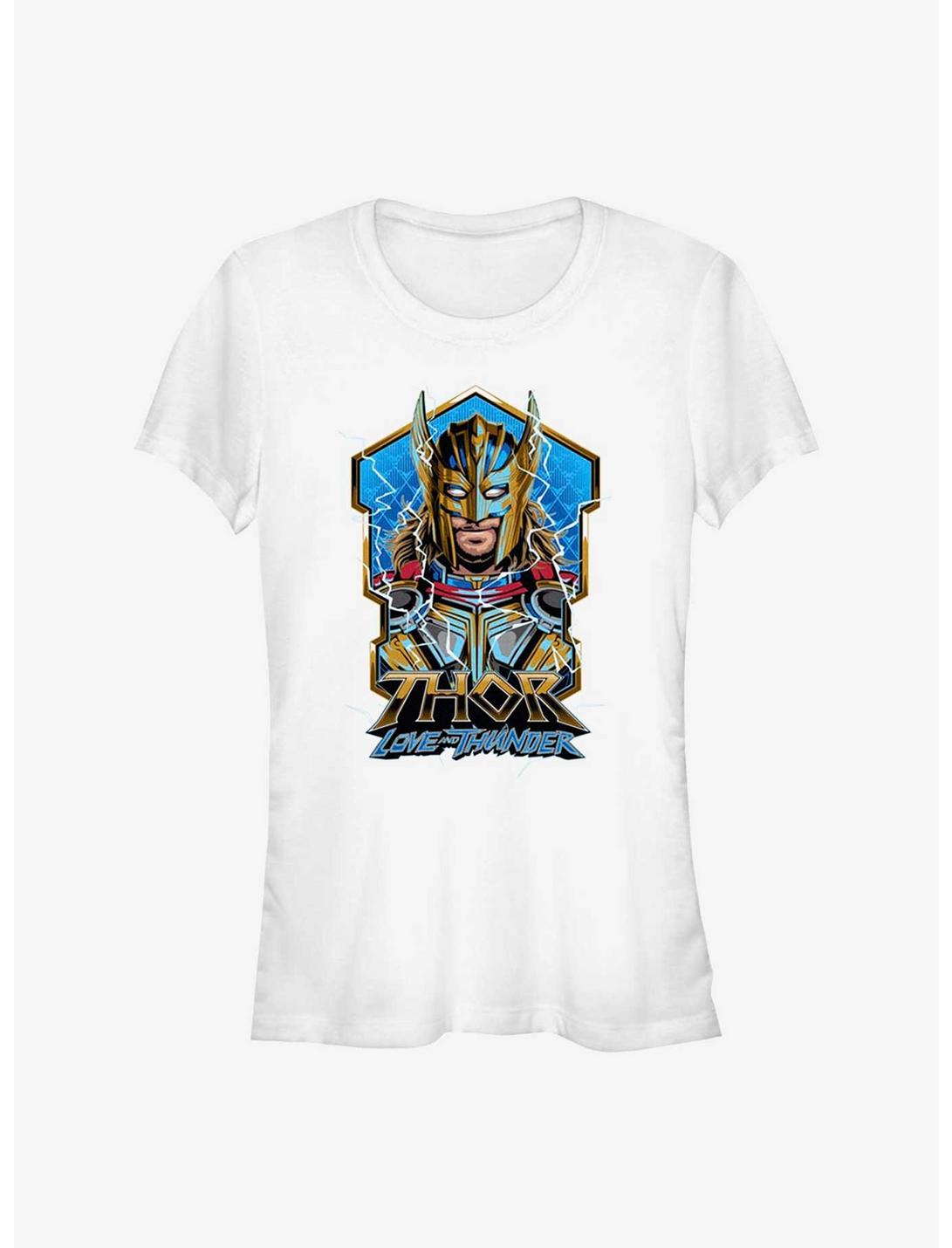 T-Shirt Fille Marvel Thor: Love and Thunder Badge De Thor