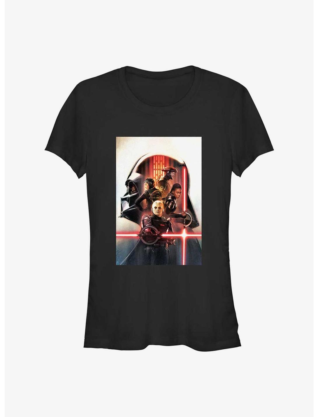 Star Wars Obi-Wan Kenobi Vader Profile Poster Girls T-Shirt