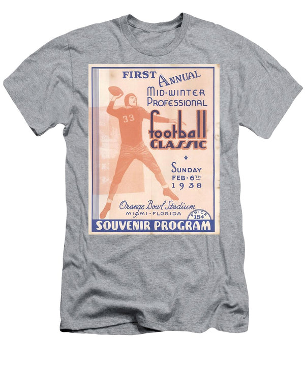 1938 Football Program with Player Graphics Redemption Road T-Shirt