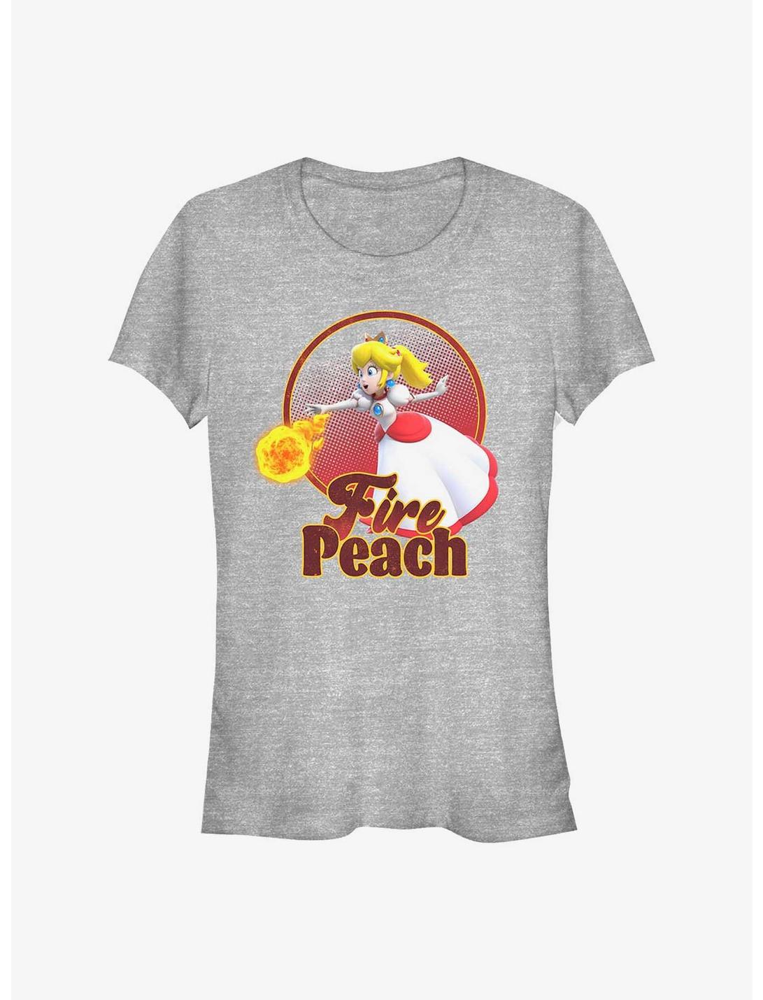 Nintendo Fire Peach Girls T-Shirt