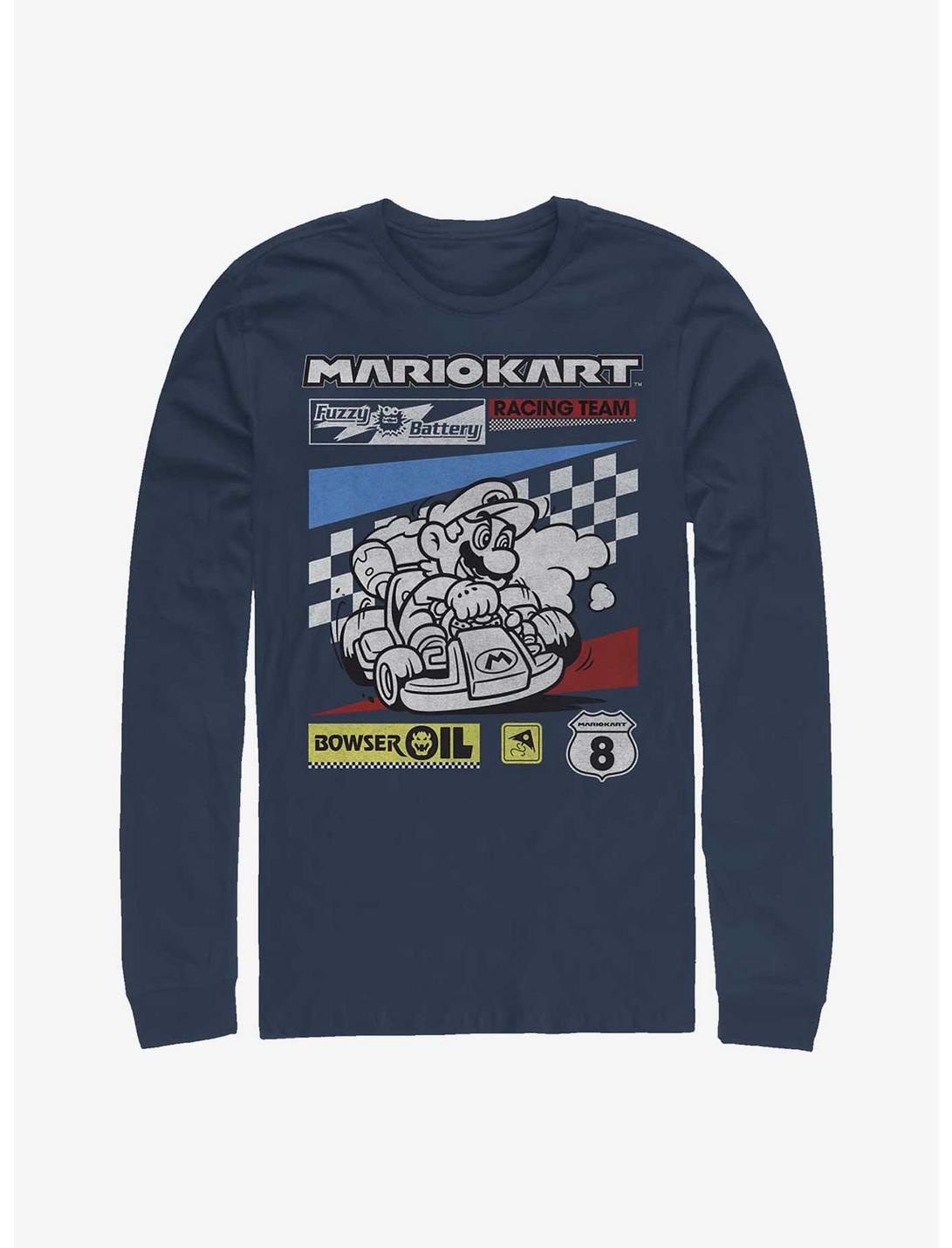 Nintendo Mario Kart Racing Team Long-Sleeve T-Shirt
