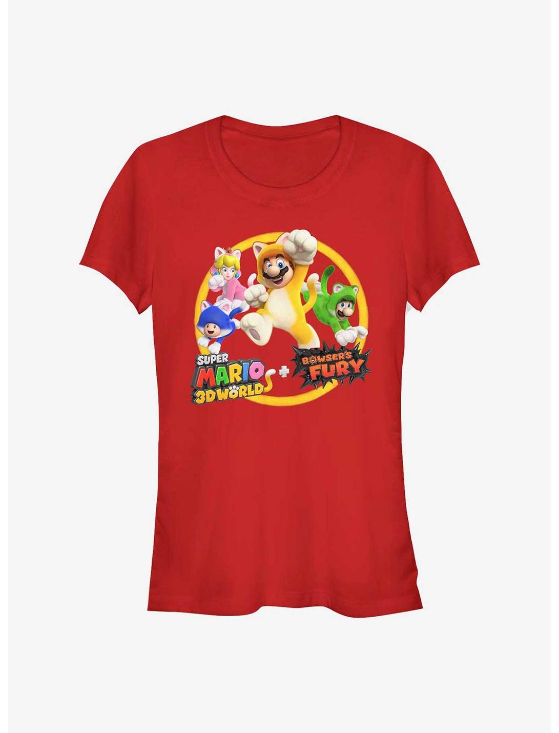 T-shirt fille Nintendo Super Mario Bros 3D World