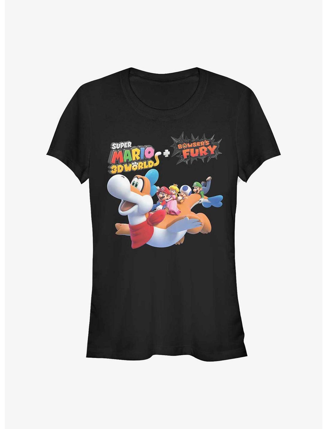 T-shirt Fille Nintendo Super Mario Fly Through