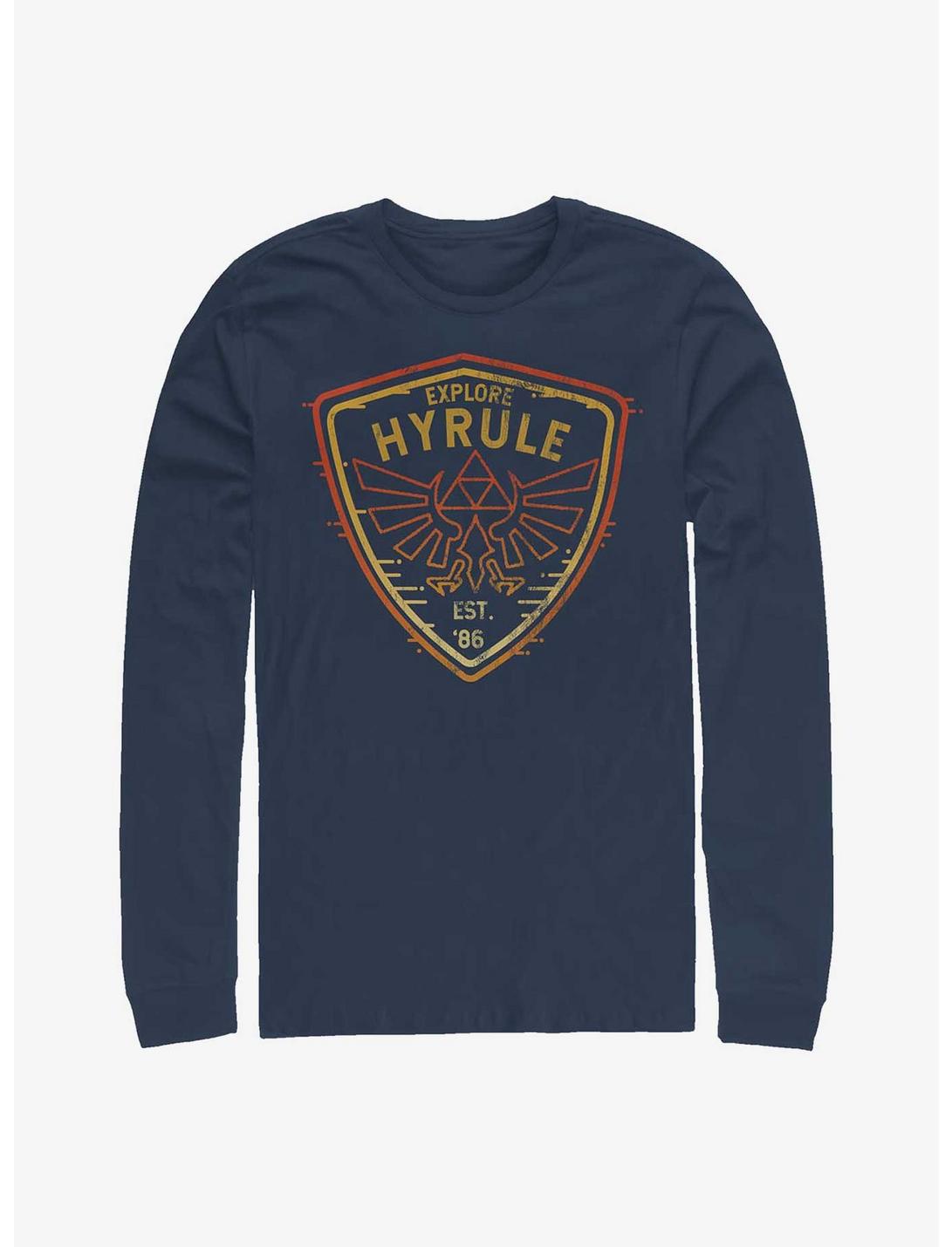 Nintendo Zelda Explore Camp Hyrule Long-Sleeve T-Shirt