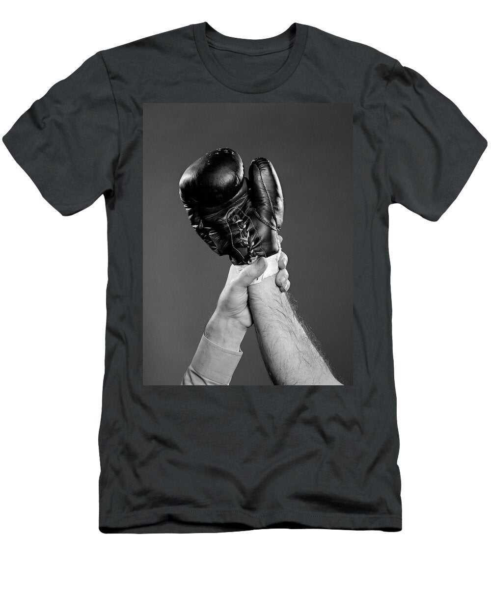1950s Gloved Hand of Winner of Boxing Vintage Images T-Shirt