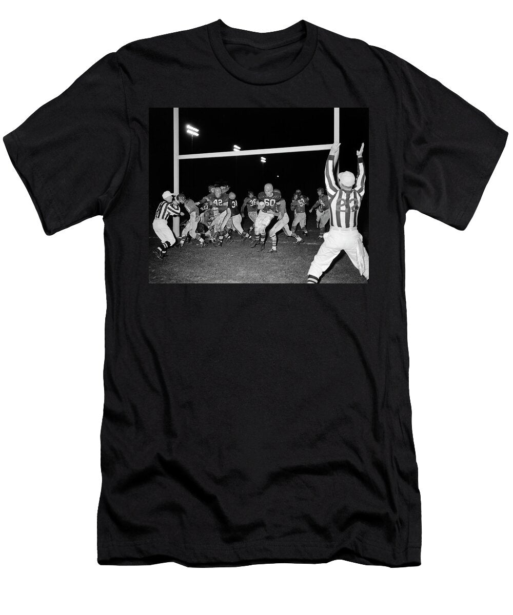 1950s Night 9161950 First NFL Football Vintage Images T-Shirt