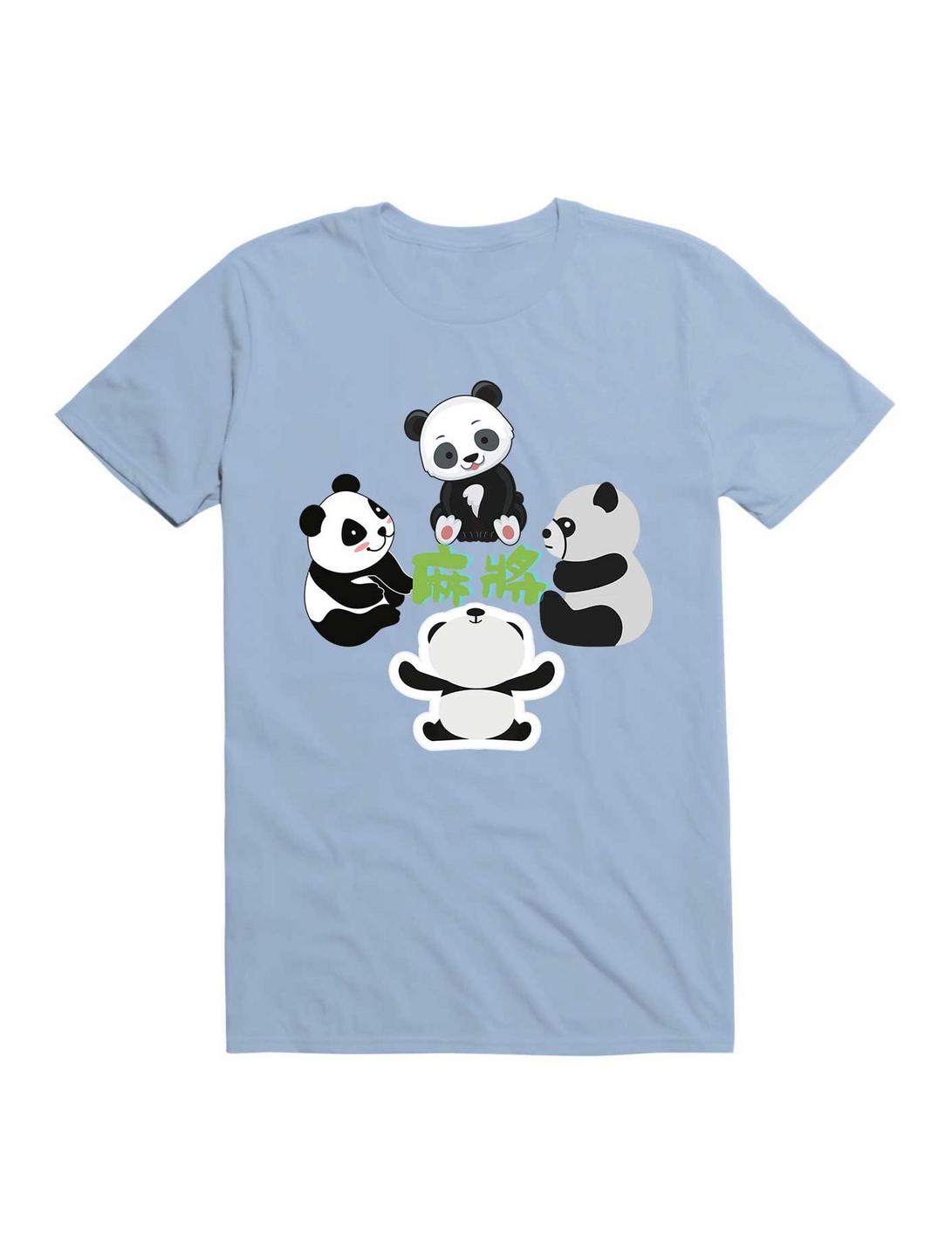 Kawaii Mahjong Panda Cute Funny T-Shirt