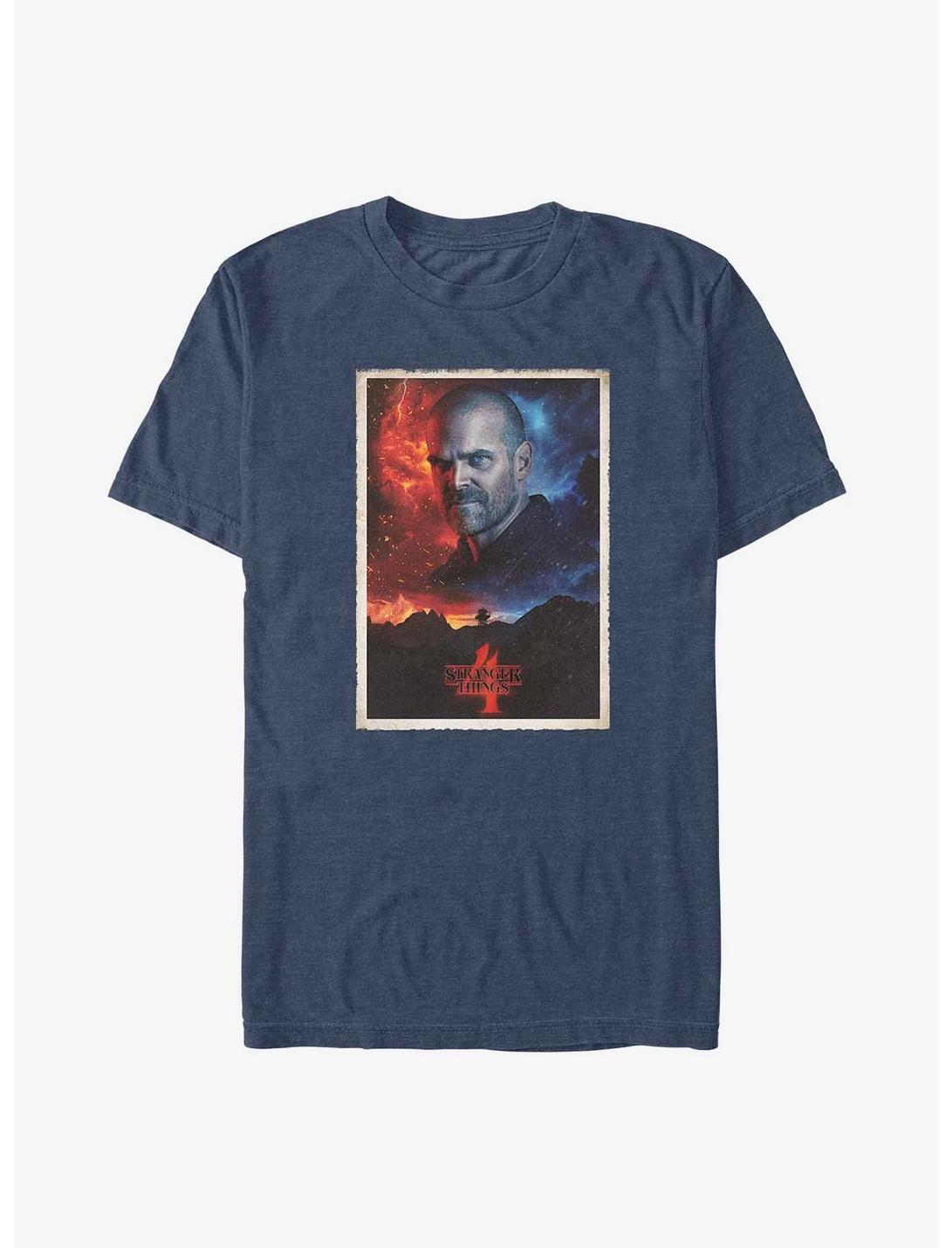 Stranger Things Hopper Poster T-Shirt