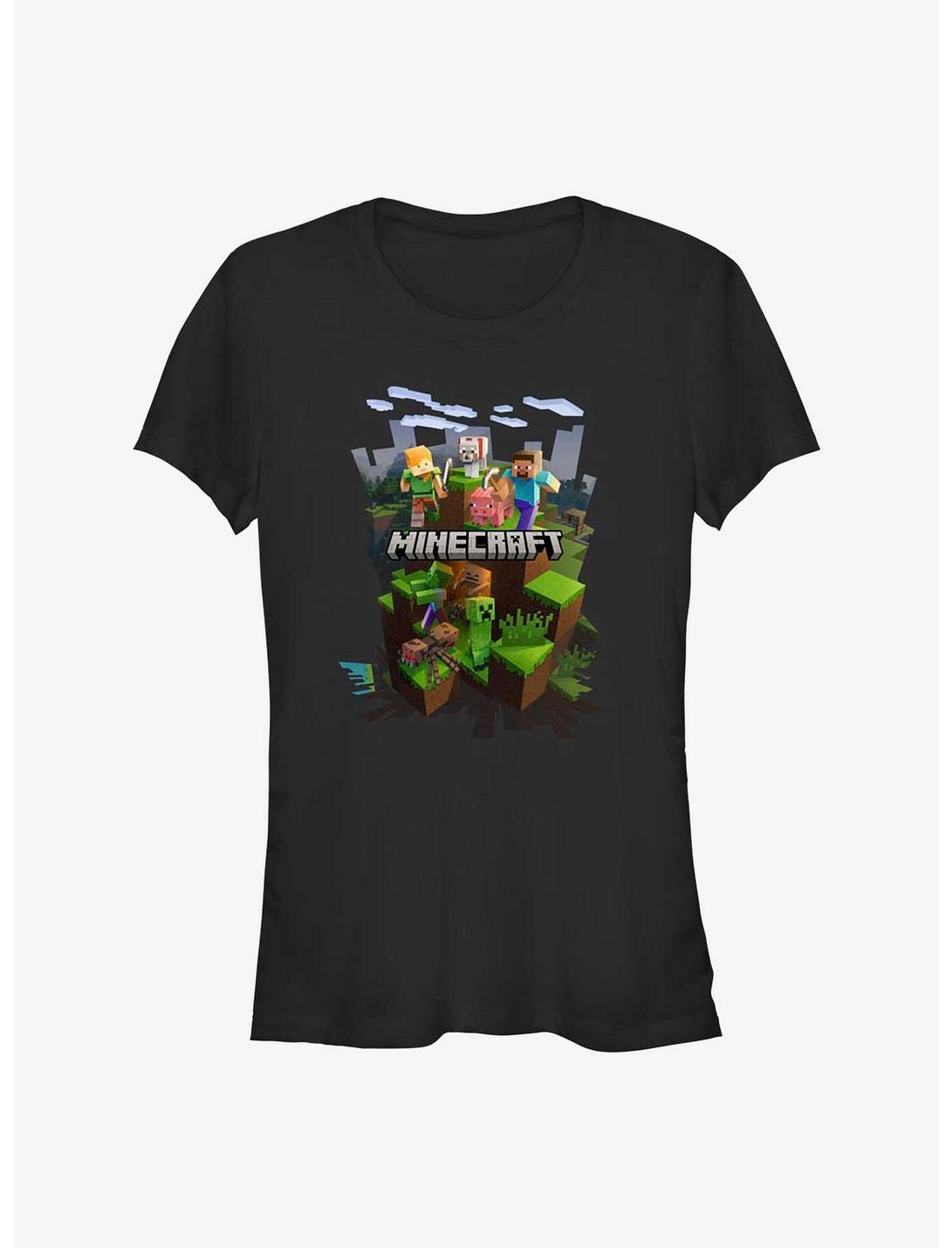 Minecraft Adventure Biome Girls T-Shirt