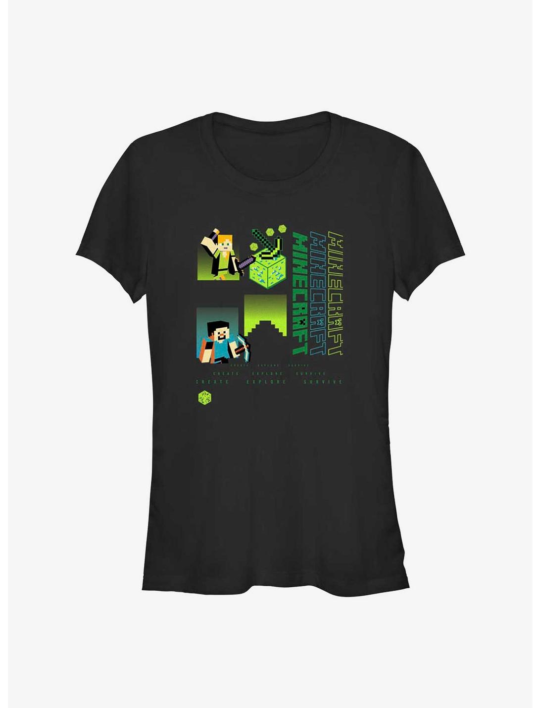 Minecraft Mining Adventure Girls T-Shirt