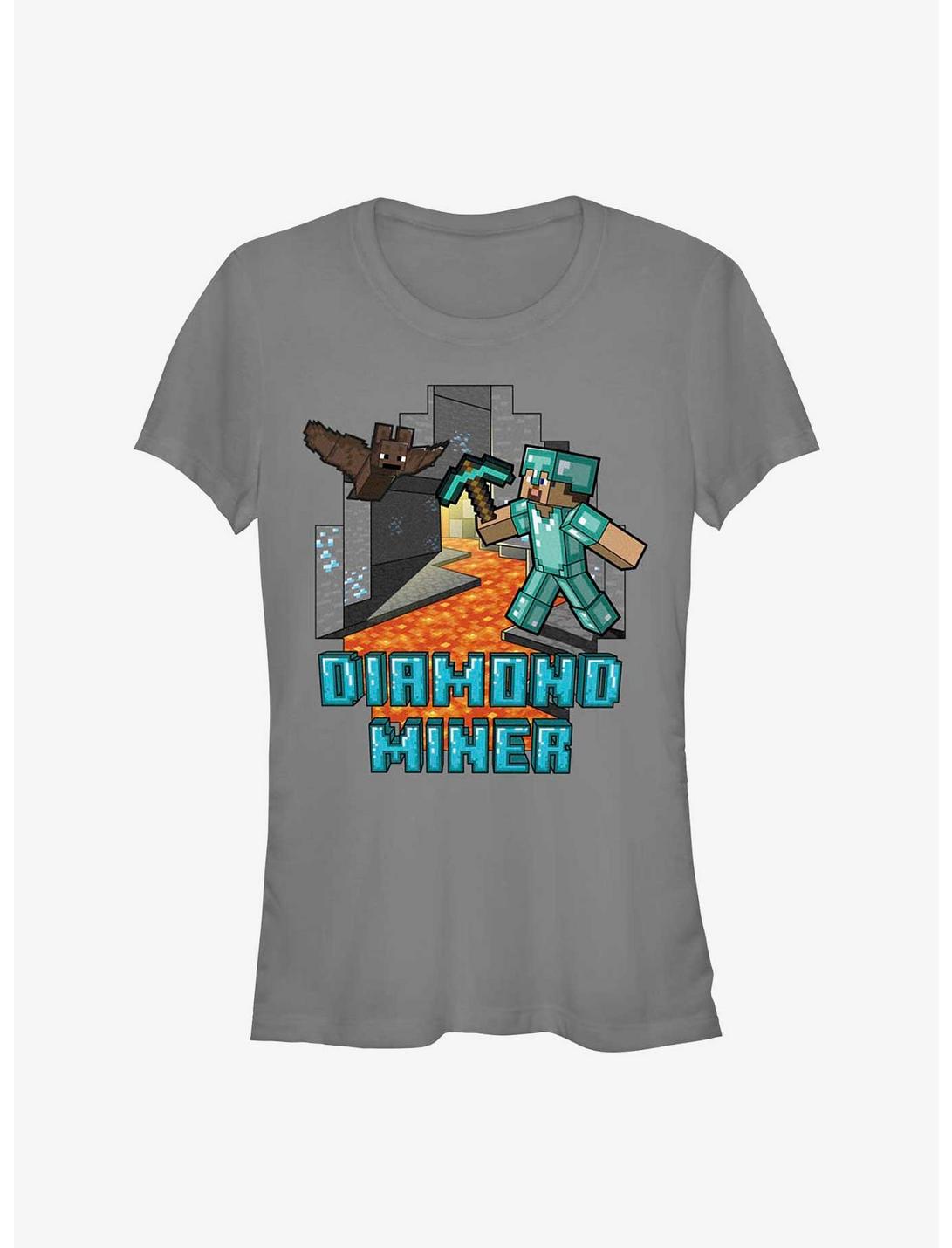 Minecraft Diamond Miner Girls T-Shirt