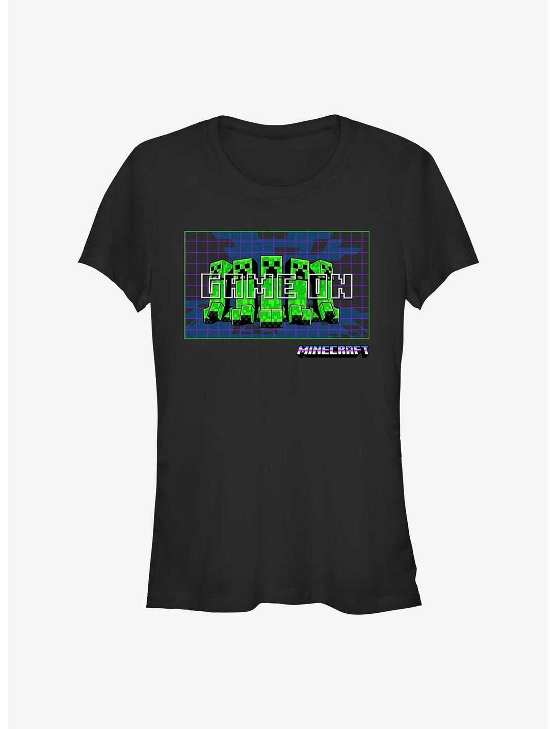 Minecraft Game On Creeper Girls T-Shirt